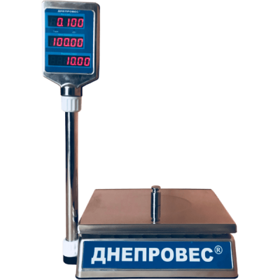 Весы торговые Днепровес ВТД-30ЕЛC (F902H-ECS)