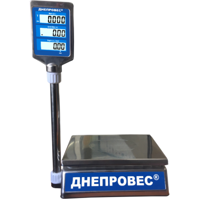 Ваги торгові 30 кг Дніпровес ВТД-30СЛС