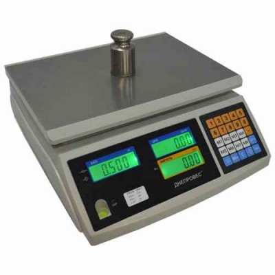 Весы торговые Днепровес ВТД-30СЛІ (F902H-EC1)