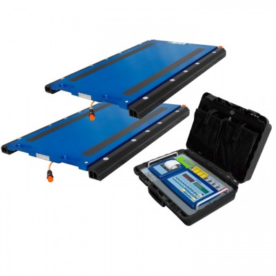 Проводные подкладные весы Dini Argeo на 15 тонн на две платформы размером 700*560*58