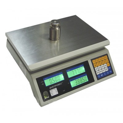 Весы торговые Днепровес ВТД-6СЛІ (F902H-6EC1)