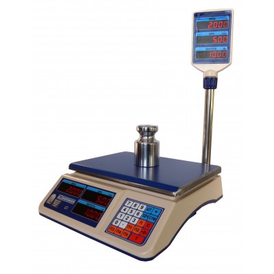 Весы торговые настольные электронные ВТНЕ-30Т2-1