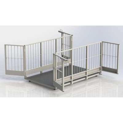 Весы для взвешивания КРС до 600 кг 1250х2000мм 4BDU-600X ЭЛИТ