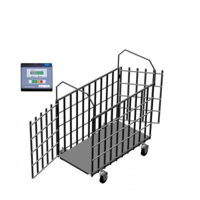Весы для взвешивания животных ВН-600-4-Т (h1200, 1250х1250)