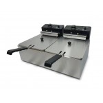 Фритюрниця подвійна електрична професійна EF66 BLACK GoodFood