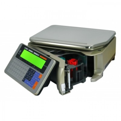Ваги торговельні з печаткою етикетки DIGI SM-5100 B