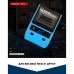 Портативный термопринтер UKRMARK DP23BL, USB/Bluetooth, рулоны 15-58 мм, для чеков/этикеток, синий. Печать на термобумаге и полимерных этикетках.