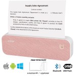 Портативний акумуляторний термопринтер UKRMARK A40PK для друку на термопапері А4, Bluetooth/USB, рожевий Портативний акумуляторний термопринтер UKRMARK A40PK для друку на термопапері А4, Bluetooth/USB, рожевий