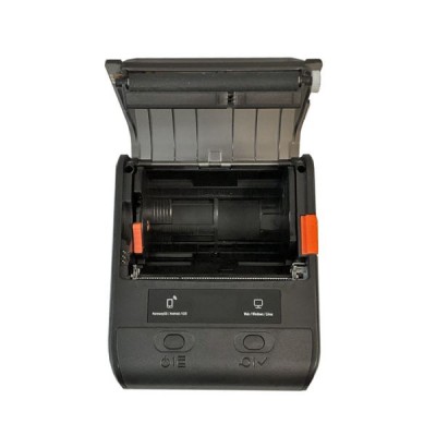 Портативный термопринтер UKRMARK DP30BK, USB/Bluetooth, рулоны 20-75 мм, для чеков/этикеток, черный. Печать на термобумаге и полимерных этикетках