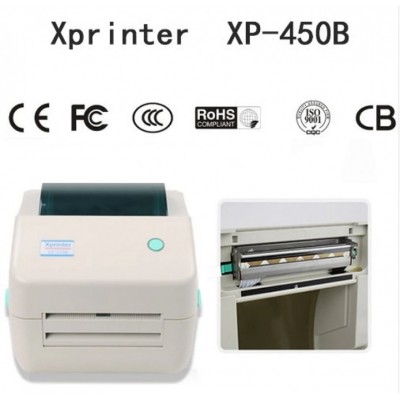 Термопринтер этикеток XPrinter XP-450B USB+WiFi