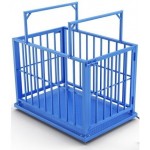 Весы для взвешивания животных VTP-G-1220 1250х2000мм с оградкой 1500 мм Весы для взвешивания животных VTP-G-1220 1250х2000мм с оградкой 1500 мм