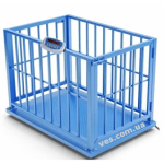 Весы для взвешивания животных VTP-G-1015 1000х1500мм с оградкой 900 мм Весы для взвешивания животных VTP-G-1015 1000х1500мм с оградкой 900 мм